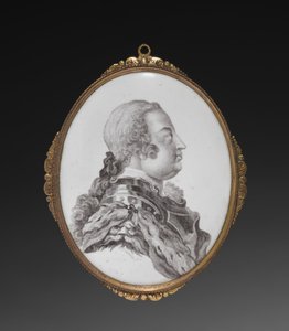 Ovális plakett, Cumberland hercege, c. 1755.