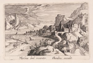 Alpesi folyóvölgy, a Topographia Variarum Regionumból