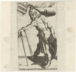 Asinga Ascon alkotó: Simon Frisius