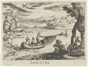 augusztus augusztus (cím az objektumon) Tizenkét hónap (sorozat címe) alkotó: Simon Frisius