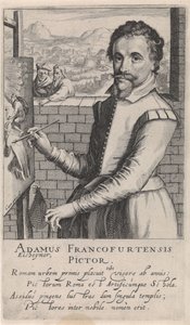 Adam Elsheimer portréja alkotó: Simon Frisius