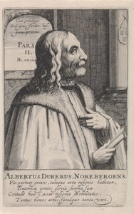 Albrecht Dürer portréja alkotó: Simon Frisius