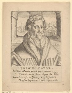 Georg Major portréja alkotó: Simon Frisius