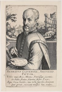 Hendrik van Cleef portréja alkotó: Simon Frisius