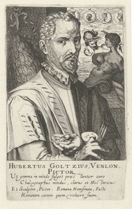 Hubert Goltzius portréja alkotó: Simon Frisius