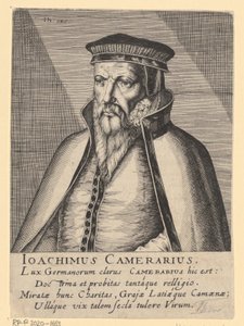 Joachim Camerarius I. portréja alkotó: Simon Frisius