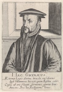Johann-Jacob Grynaeus portréja alkotó: Simon Frisius