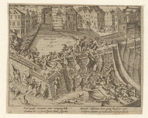 A spanyol fúria: a lakosok a Schelde folyóba menekülnek, 1576