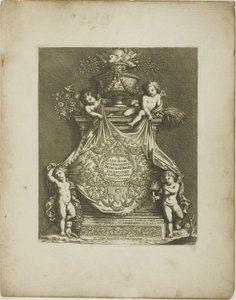 Első tányér, az Egy új díszítőkönyvből alkotó: Simon Gribelin II