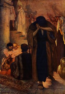 Szent Péter tagadása (színes litó)