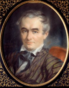 Prosper Merimee (1803-1870) író, történész és francia régész portréja. Simon Rochart festménye (1788-1872)