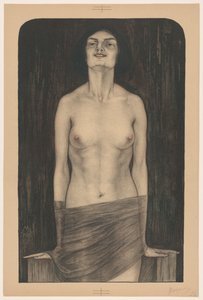 Álló nő csupasz felsőtesttel Vámpír (Salomé) (eredeti cím)