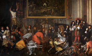 XIV. Lajos meglátogatja a Manufacture des Gobelins-t 1667. október 15-én