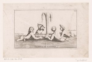 Fonteinsculptuur van tritonen en naïaden Tritonok és Najádok. (cím a tárgyon) A versailles-i kastély és park szobrai, csoportjai, szökőkutak, termek, vázák és egyéb csodálatos dísztárgyak gyűjteménye (sorozat címe)