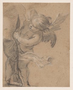 Angyal Szent Rókus lábánál alkotó: Simon Vouet