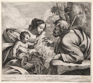 Szent Család alkotó: Simon Vouet