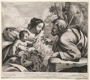 Szent Család, 1633. alkotó: Simon Vouet