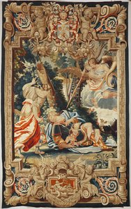 A szerelem megakadályozza, hogy Armida leszúrja az alvó Rinaldót ... alkotó: Simon Vouet