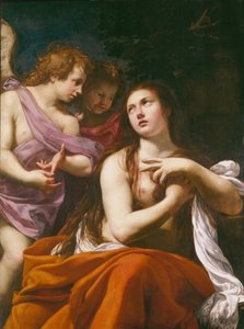 Mária Magdolna és két angyal, 1621. alkotó: Simon Vouet