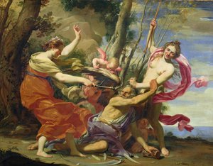 A fiatalság és a szépség által legyőzött idő alkotó: Simon Vouet