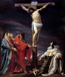 XIII. Lajos király (1601-1643) fogadalma Simon Vouet (1590-1649) festménye és műhelye alkotó: Simon Vouet