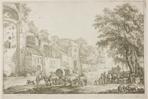 Market Town alkotó: Simon de Vlieger