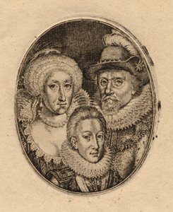 Anna dániai; I. Károly walesi herceg; I. Jakab angol király és VI. skót király Simon De Passe által (2)