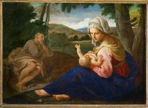 Rest on the Flight to Egypt (festmény, vászon)