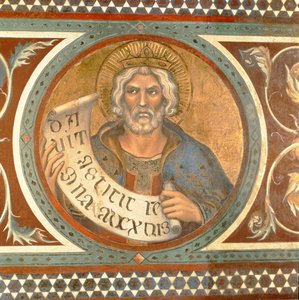 Maesta: David, részlet a keretből alkotó: Simone Martini
