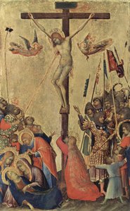 Orsini poliptichon: Keresztrefeszítés alkotó: Simone Martini