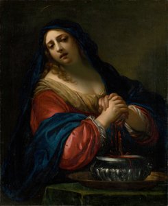 Szent Praxedis, c. 1650 alkotó: Simone Pignoni