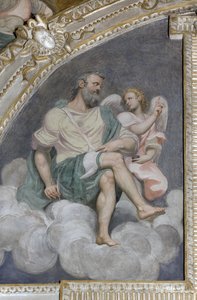 Szent Máté és az angyal, Lunette, presbitérium, 1578-82
