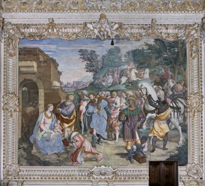 A bölcsek imádása, Presbitérium, 1578-82