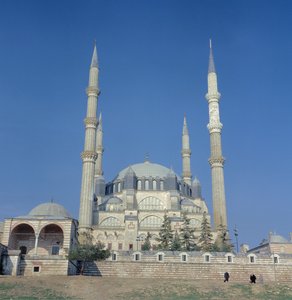 Kilátás a mecsetre, oszmán, 1569-75 körül épült alkotó: Sinan