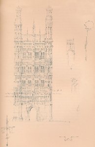 „Victoria Tower, Westminster”, 1837, 1904 alkotó: Sir Charles Barry