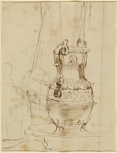 Egy díszes torony [recto] alkotó: Sir David Wilkie