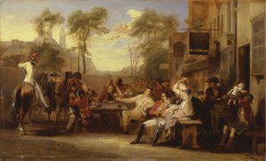 A Chelsea nyugdíjasai megkapják a Waterloo-i csatát bejelentő Gazette-t