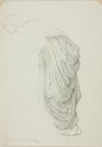 Hajlító női alak, a Vénusz tükre című tanulmány alkotó: Sir Edward Burne Jones