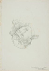Fejtükrözés, tanulmány a Vénusz tükre számára alkotó: Sir Edward Burne Jones