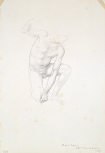 Tanulmány Cupido számára alkotó: Sir Edward Burne Jones