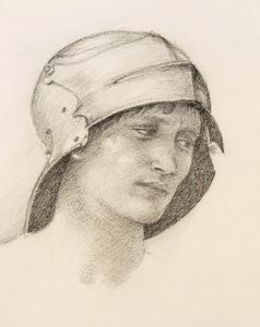 Kalapos nő, vázlatfüzet részlete, 1880-as évek.