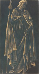 Szolgálati angyal alkotó: Sir Edward Coley Burne Jones