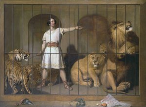 Van Amburgh úr portréja, ahogy állataival megjelent a londoni színházakban alkotó: Edwin Landseer