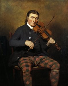 Niel Gow hegedűművész és zeneszerző portréja 1727-1807, 1787