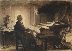 Franz Liszt at a Piano, 1904.