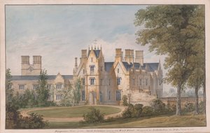 Lilleshall, Shropshire: Kilátás az északi bejáratra és a nyugati frontra