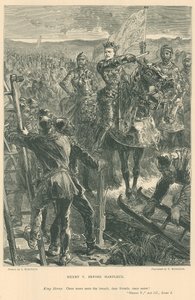 Illusztráció Shakespeare V. Henrik királyához alkotó: Sir John Charles Robinson