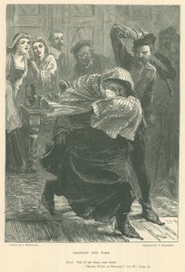 Illusztráció a Windsor víg feleségeihez alkotó: Sir John Charles Robinson
