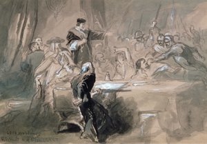 „Lord Hastings letartóztatása”, 1856-1859 alkotó: Sir John Gilbert