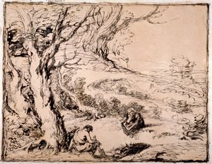 „Timon és Apemantus”, 1883 alkotó: Sir John Gilbert